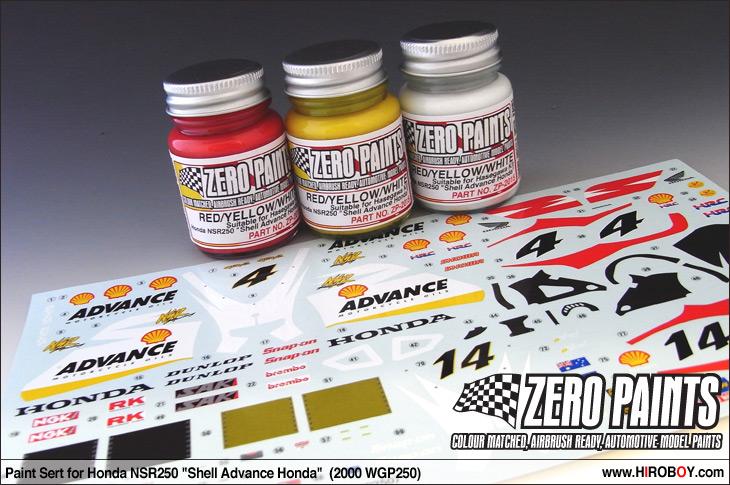 Honda NSR250 Shell Advance Honda Paint Set 3x30ml