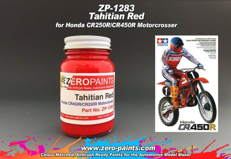 Honda Tahitian Red CR250R/CR45R Motocrosser Bikes (Tamiya) - 60ml