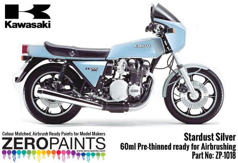 Kawasaki Z1-R Stardust Silver Paint 60ml