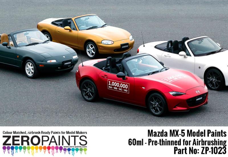 Mazda MX-5 (Eunos) NA, NB, NC, ND Paints 60ml