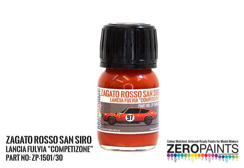Zagato Rosso San Siro Lancia Fulvia “Competizone” Paint - 30ml