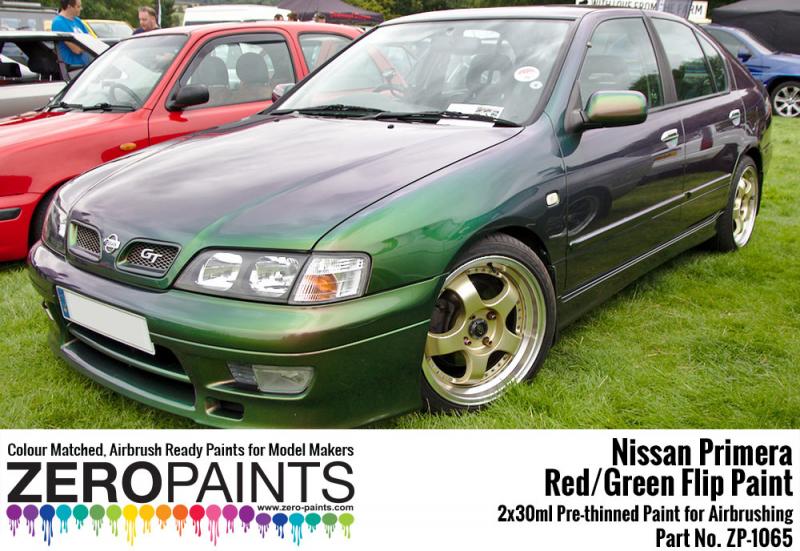 Nissan Primera Mystic Green (Red/Green) Flip Paint 2x30ml