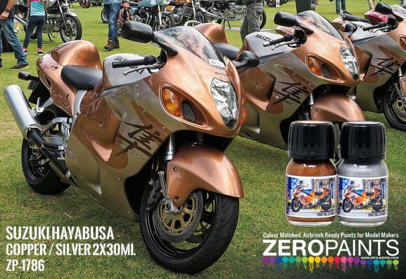 Suzuki Hayabusa - Copper / Silver Paint Set 2x30ml