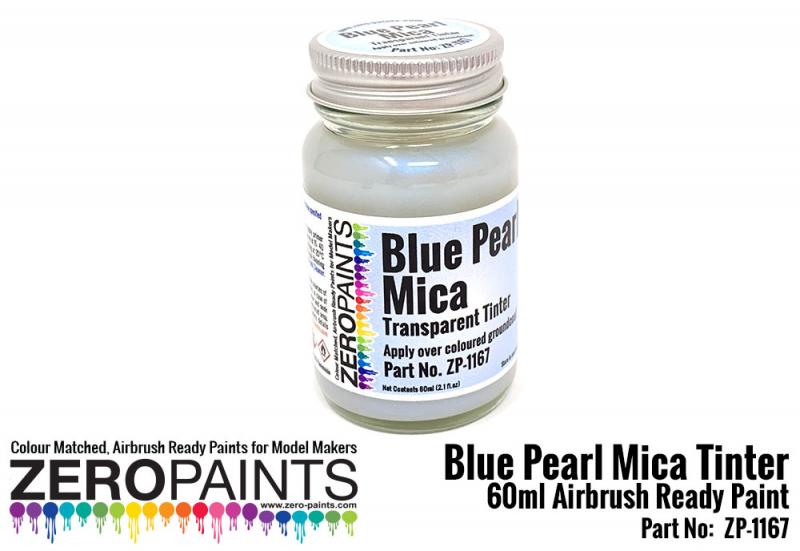Pearl Blue Mica Transparent Tinter Paint 60ml