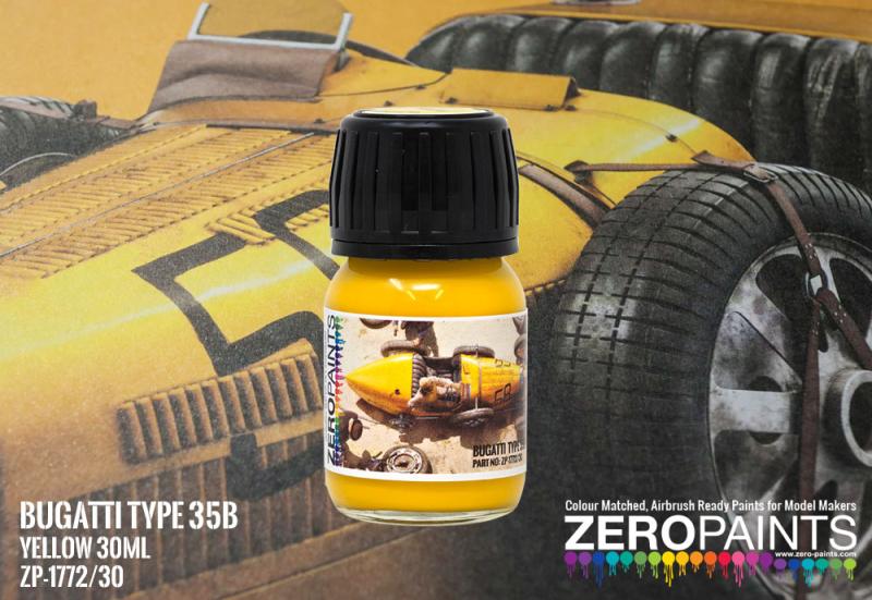 Bugatti Type 35B Yellow Paint - 30ml