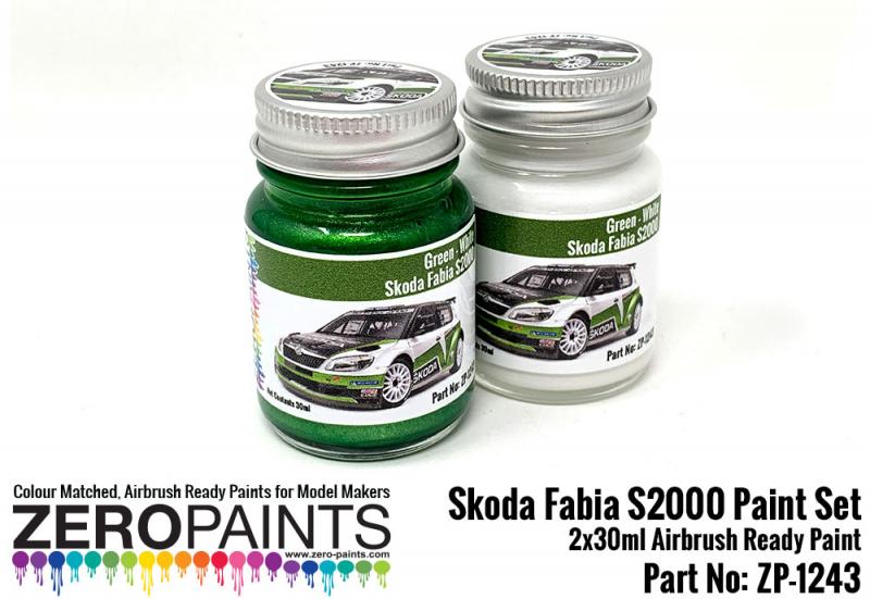 Skoda Fabia S2000 Evo (for Belkits) Paint Set 2x30ml