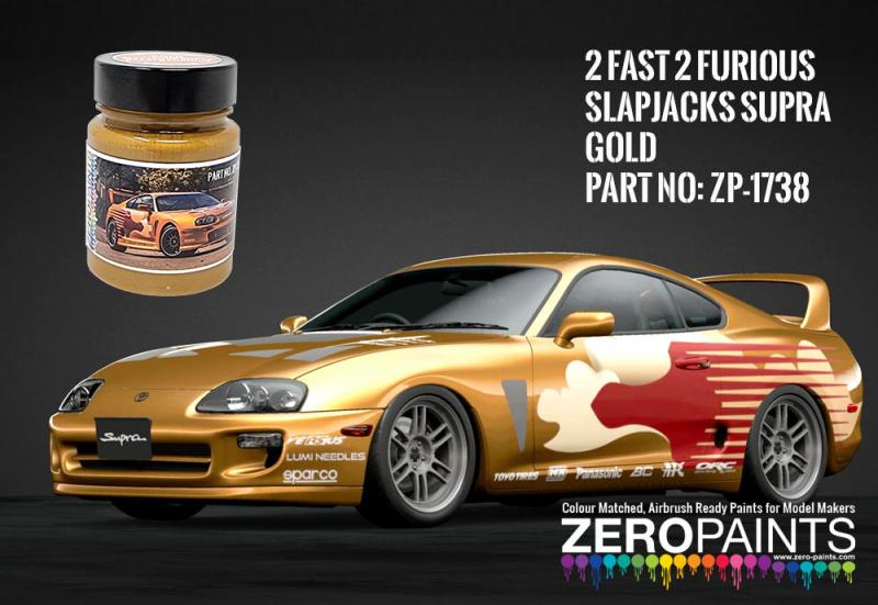 Slap Jacks Gold Supra Paint 60ml (2 Fast 2 Furious)
