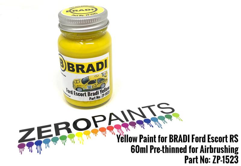 Yellow Paint for BRADI Ford Escort RS 60ml