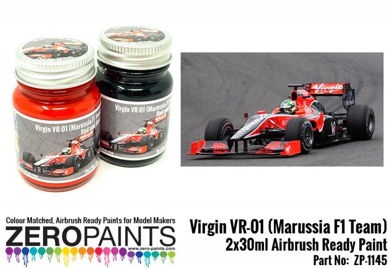 Virgin VR-01 (Marussia F1 Team) Paint Set 2x30ml