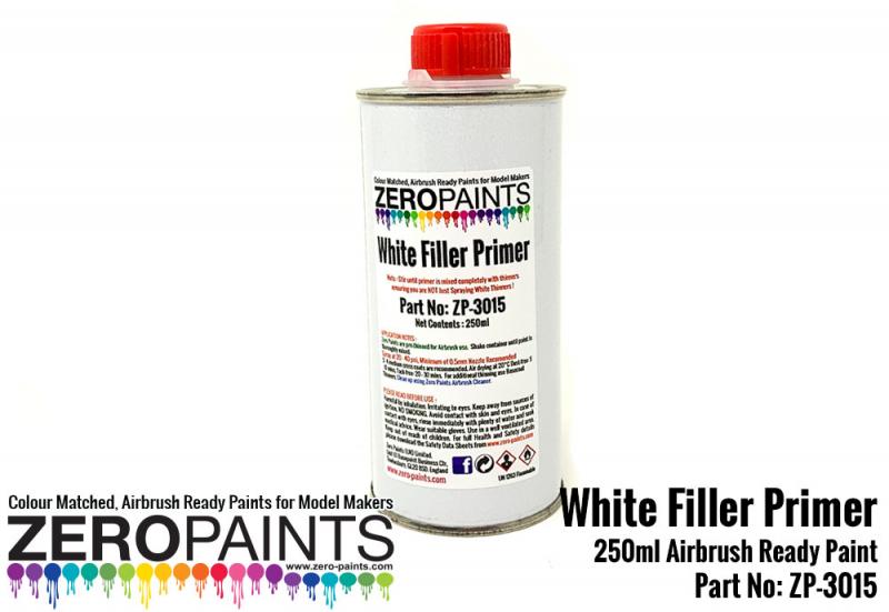 White Airbrushing Primer/Micro Filler 250ml