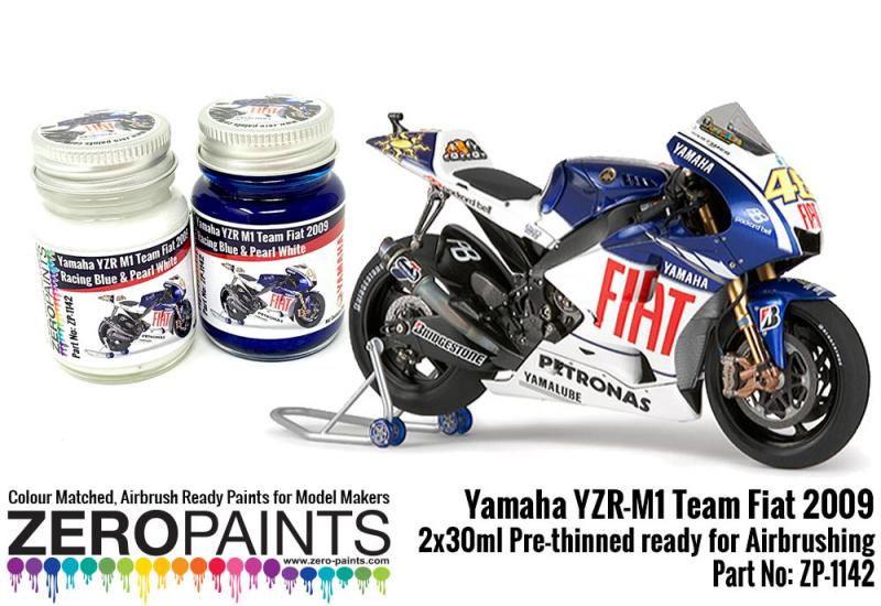 Yamaha YZR-M1 Team Fiat 2009 Paint Set 2x30ml