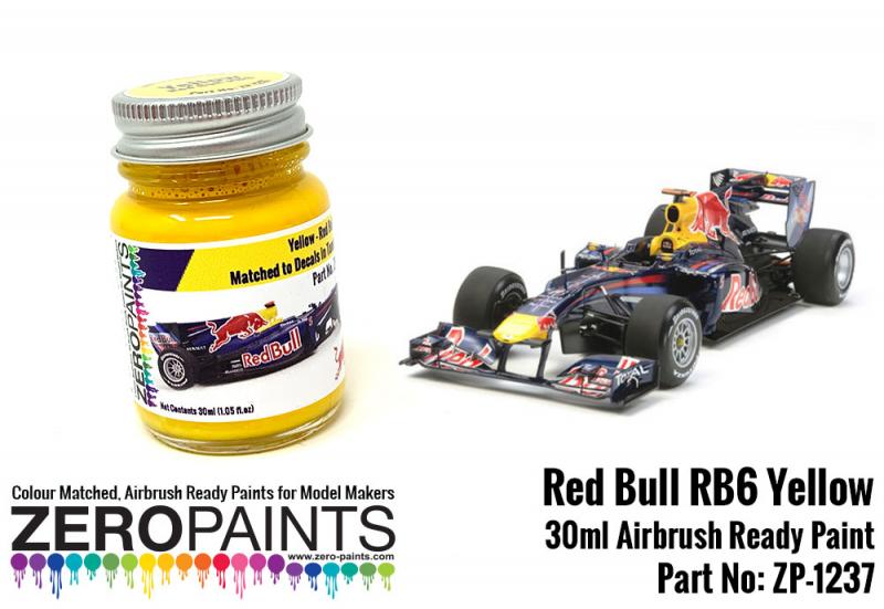 Yellow (Decal Matched) Red Bull Paint 30ml