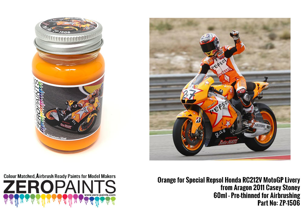非売品 Honda 2011 MotoGP 記念クリスタル Orange for Special Repsol Honda RC212V MotoGP Livery from Aragon