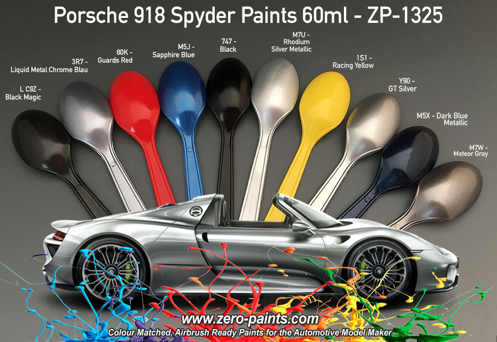 Porsche Color Chart 2018