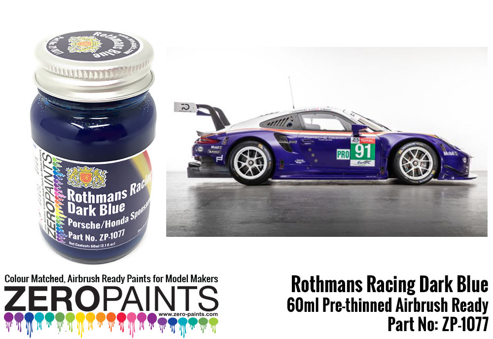 Rothmans Racing Dark Blue Porsche/Honda 60ml | ZP-1077 | Zero Paints